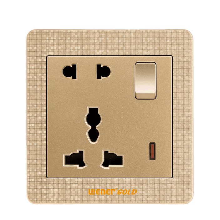 Wener Gold 5 pin Multi Socket