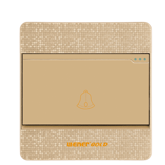 Wener Gold Bell Push