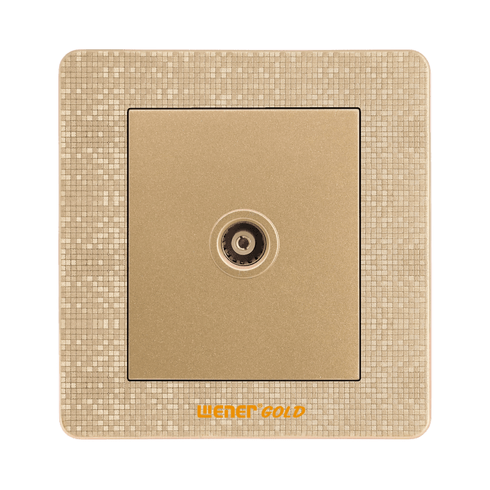Wener Gold TV Socket