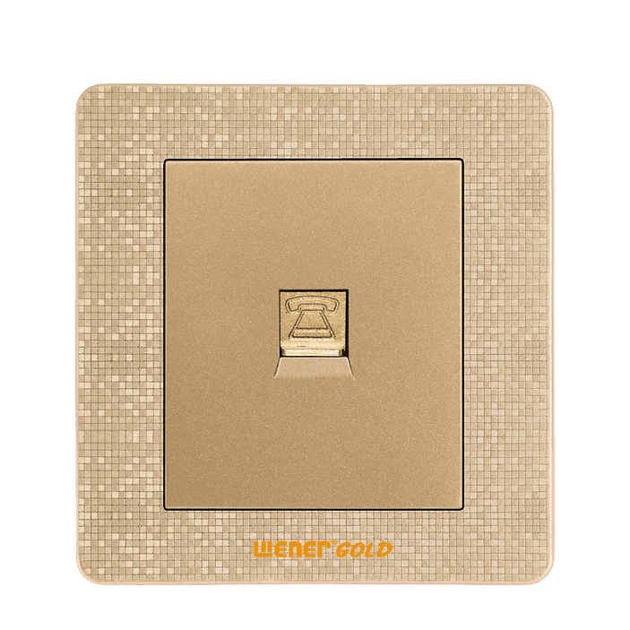 Wener Gold Telephone Socket