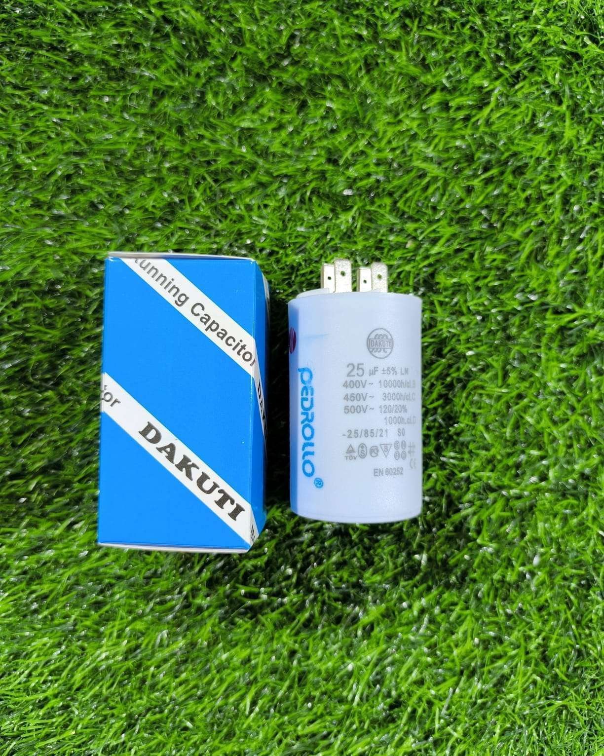 25uf dakuti motor capacitor. ২0মটর ক্যাপাসিটর ডাকুটি