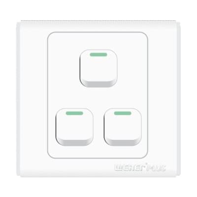 Wener Plus 3 Gang Switch