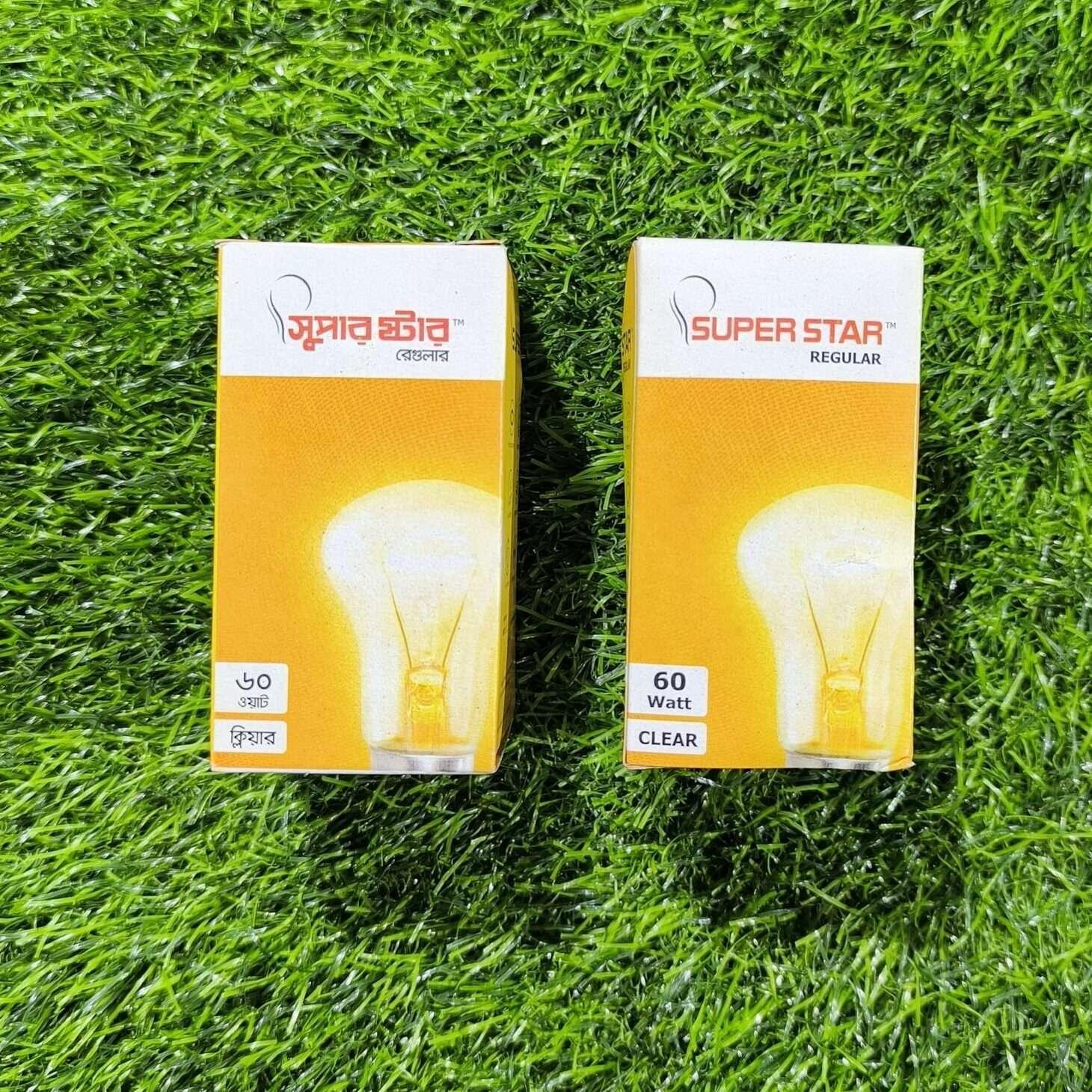 Super Star 60W Clear Bulb